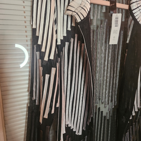 CHICOS TRAVELERS Collection Strip Jacket size 0. P2P19 stretches - Picture 6 of 10